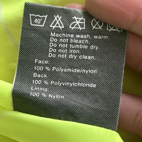 Helly Hansen Sailing Ski Jacket Men Small 46-48 Chest Hidden Hood Red White Blue - Picture 7 of 14